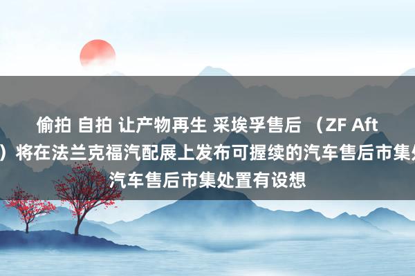 偷拍 自拍 让产物再生 采埃孚售后 （ZF Aftermarket）将在法兰克福汽配展上发布可握续的汽车售后市集处置有设想